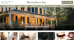 Desktop Screenshot of bloomsburyinn.com